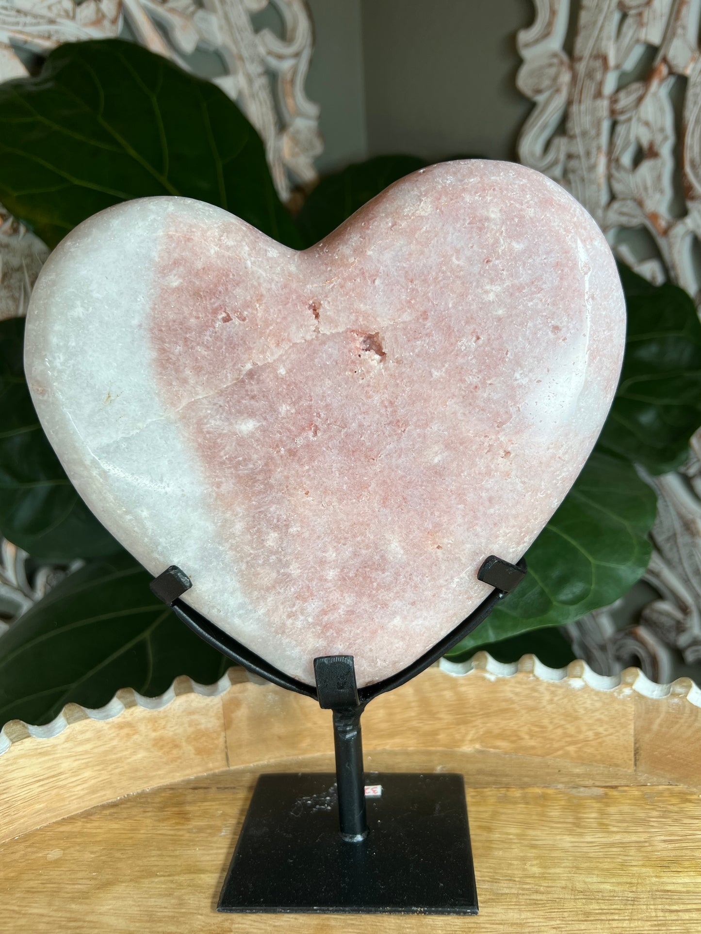 Pink Amethyst Heart