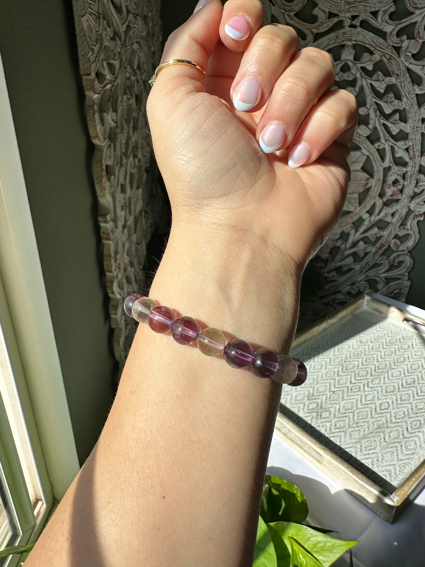 Ametrine Beaded Bracelet