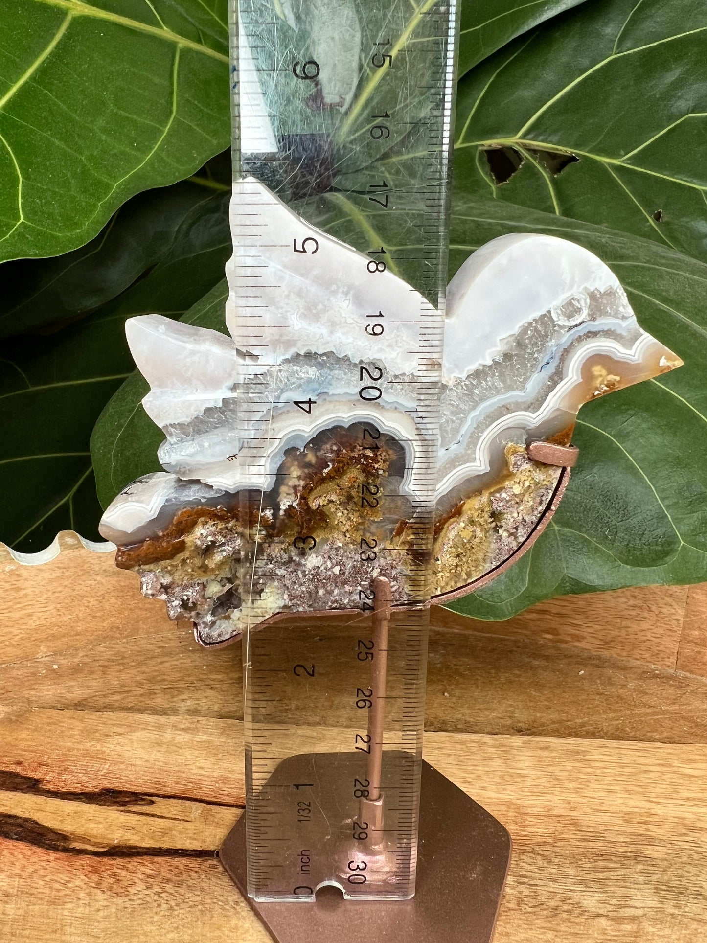 Scenic Moss Agate Bird