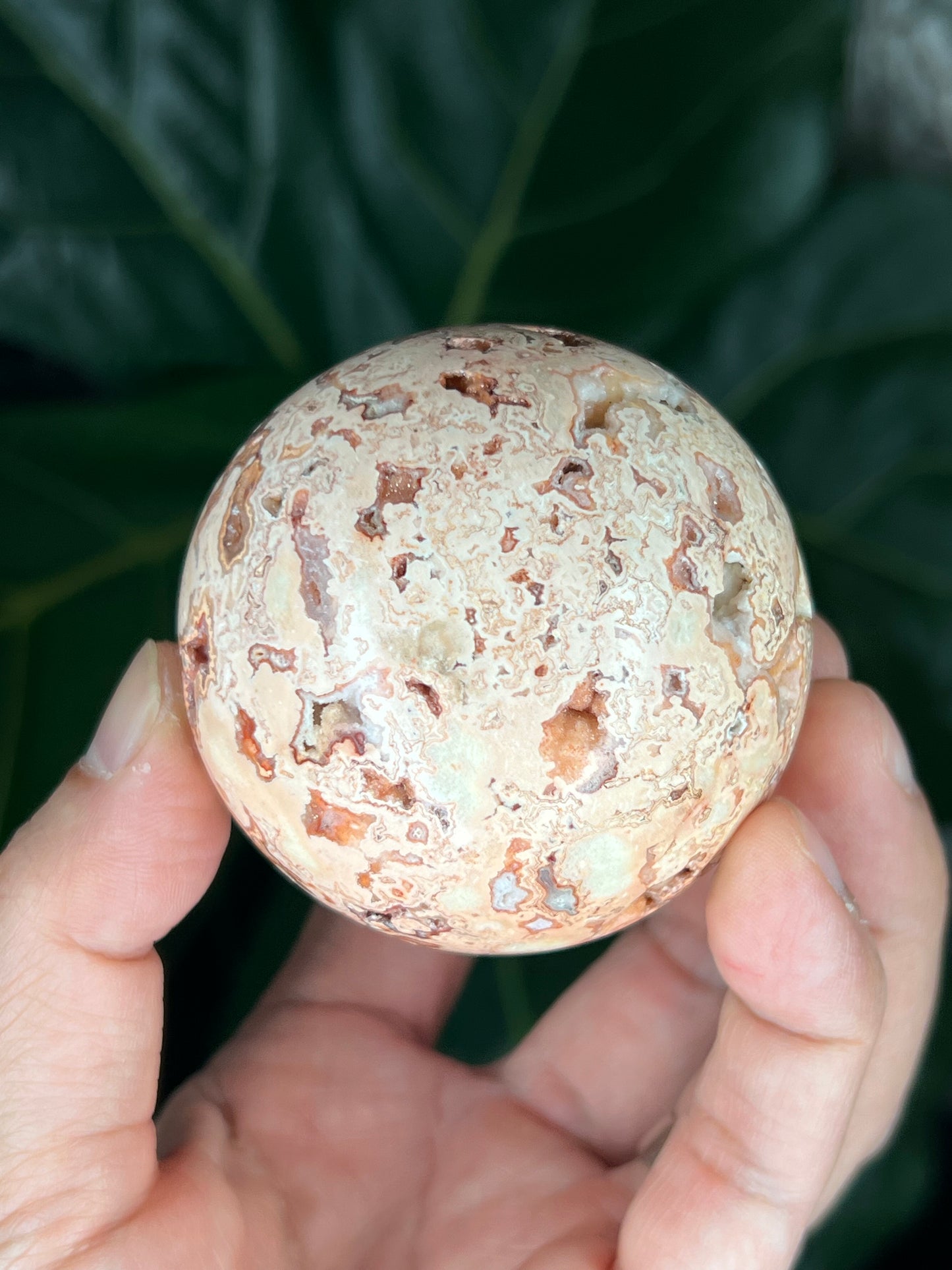 Crazy Lace Agate Sphere