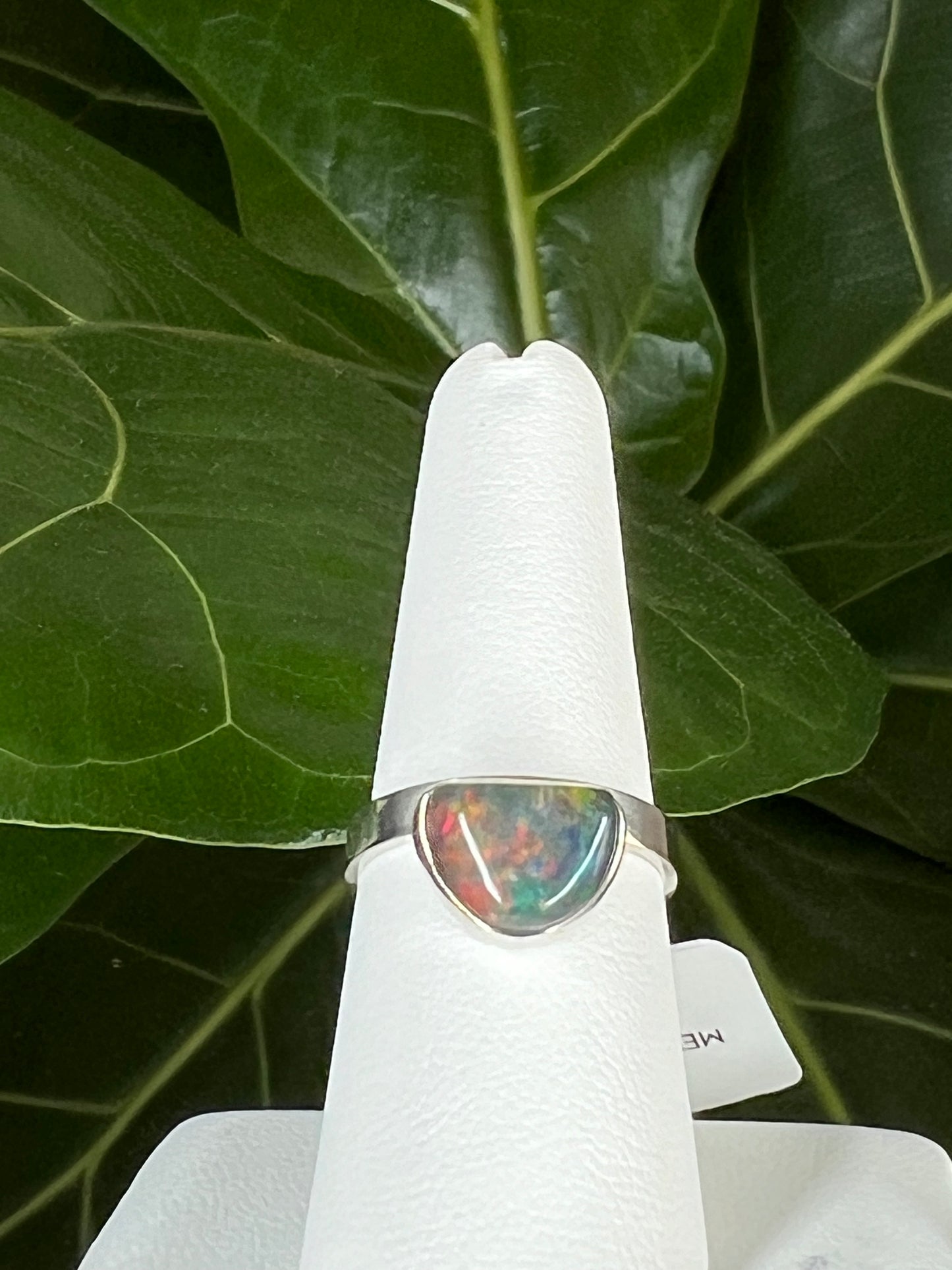 Mexican Fire Opal Ring Size 7.5