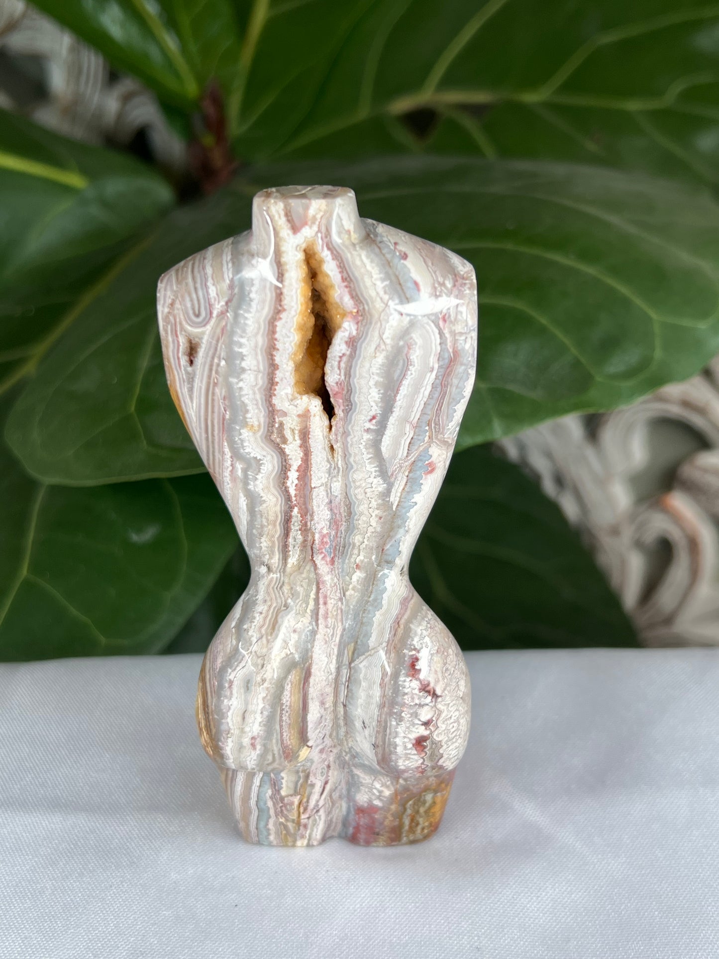 Crazy Lace Agate Goddess