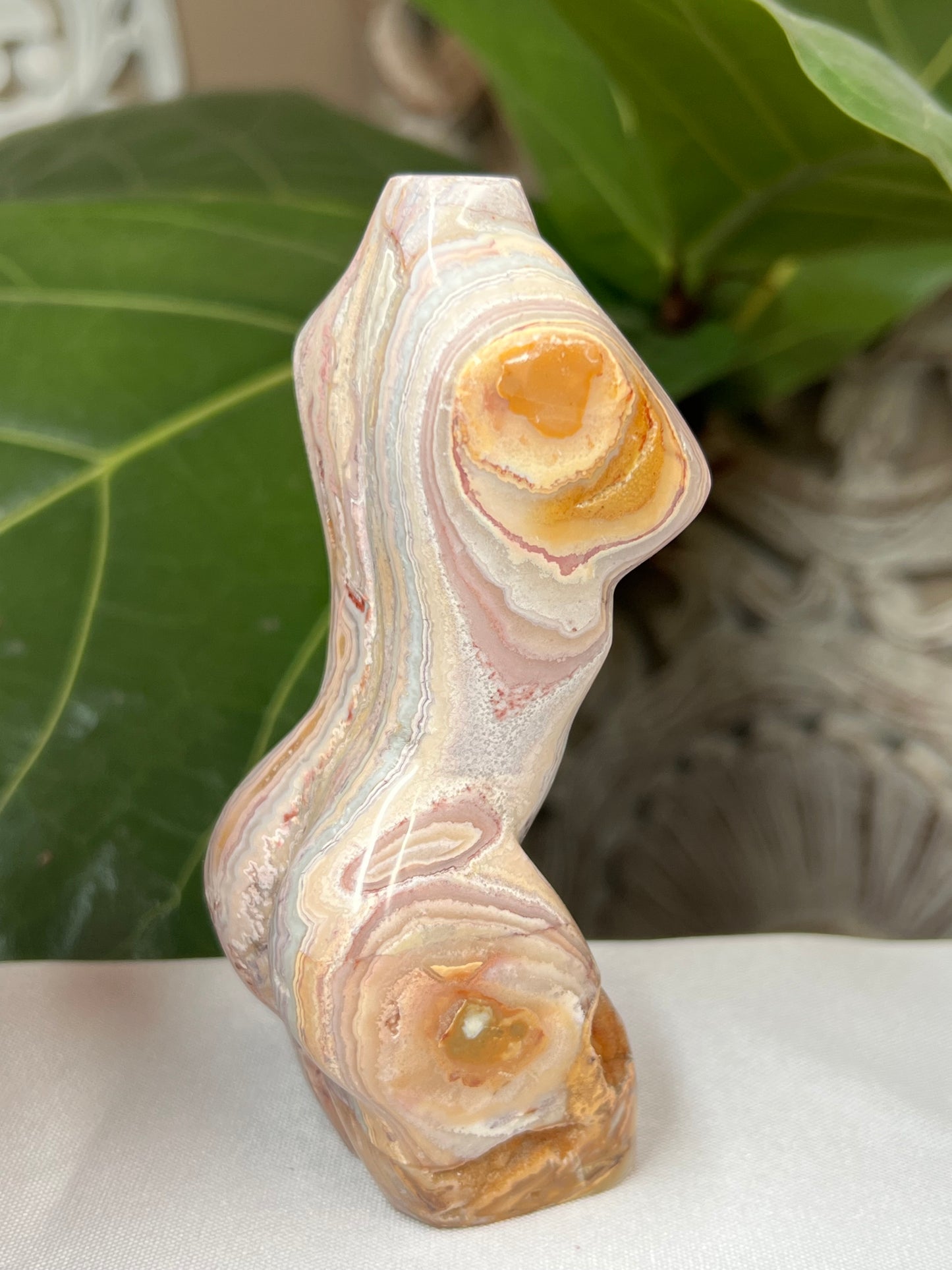 Crazy Lace Agate Goddess Body