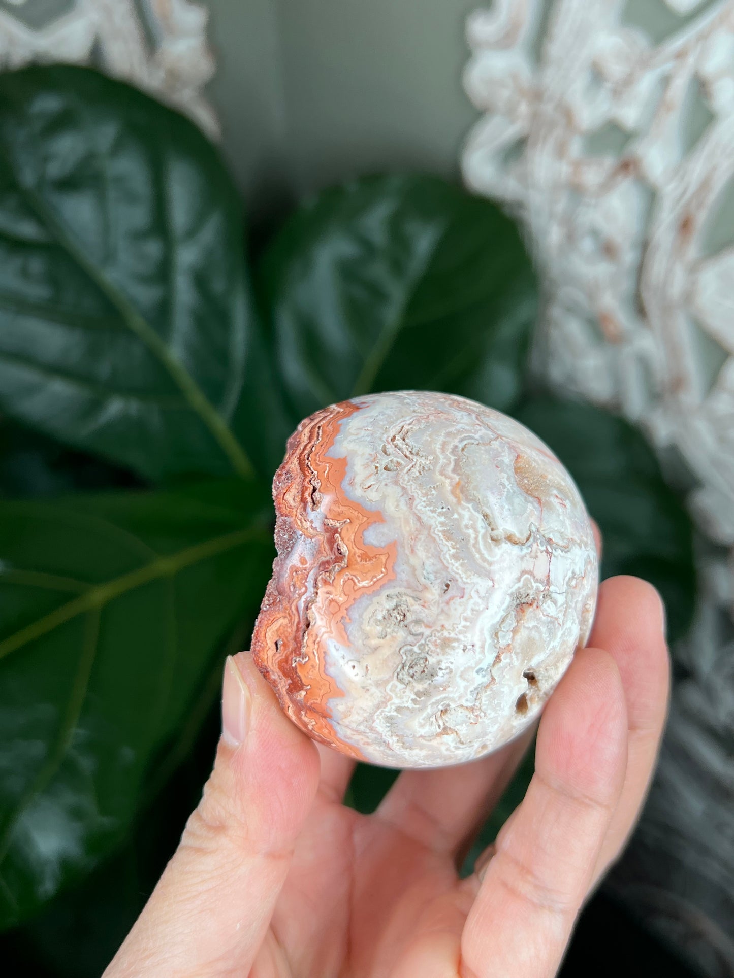 Crazy Lace Agate Sphere