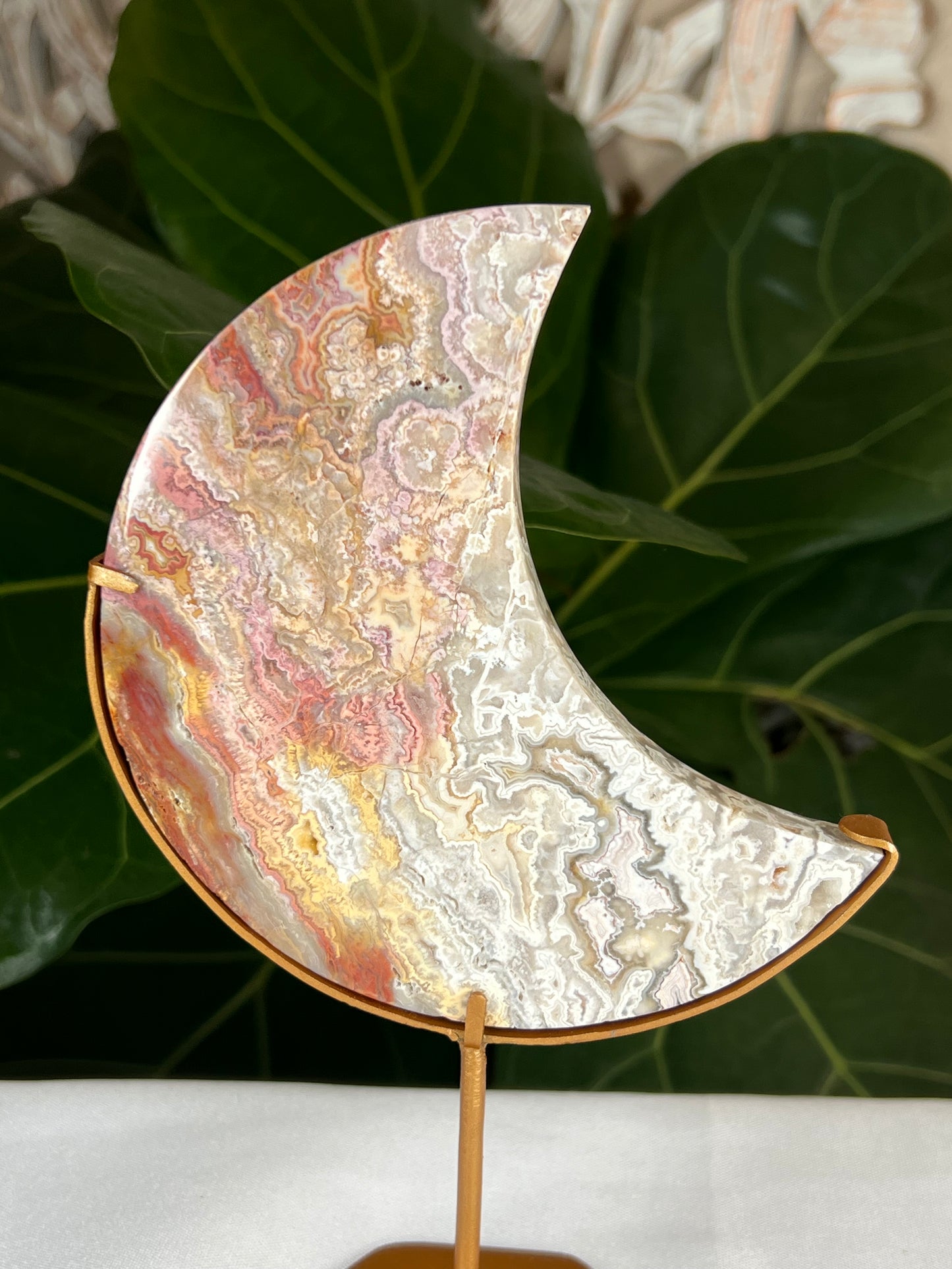 Crazy Lace Agate Moon