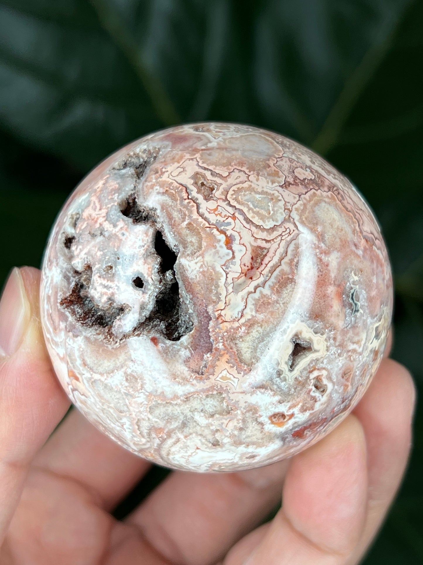 Crazy Lace Agate Sphere