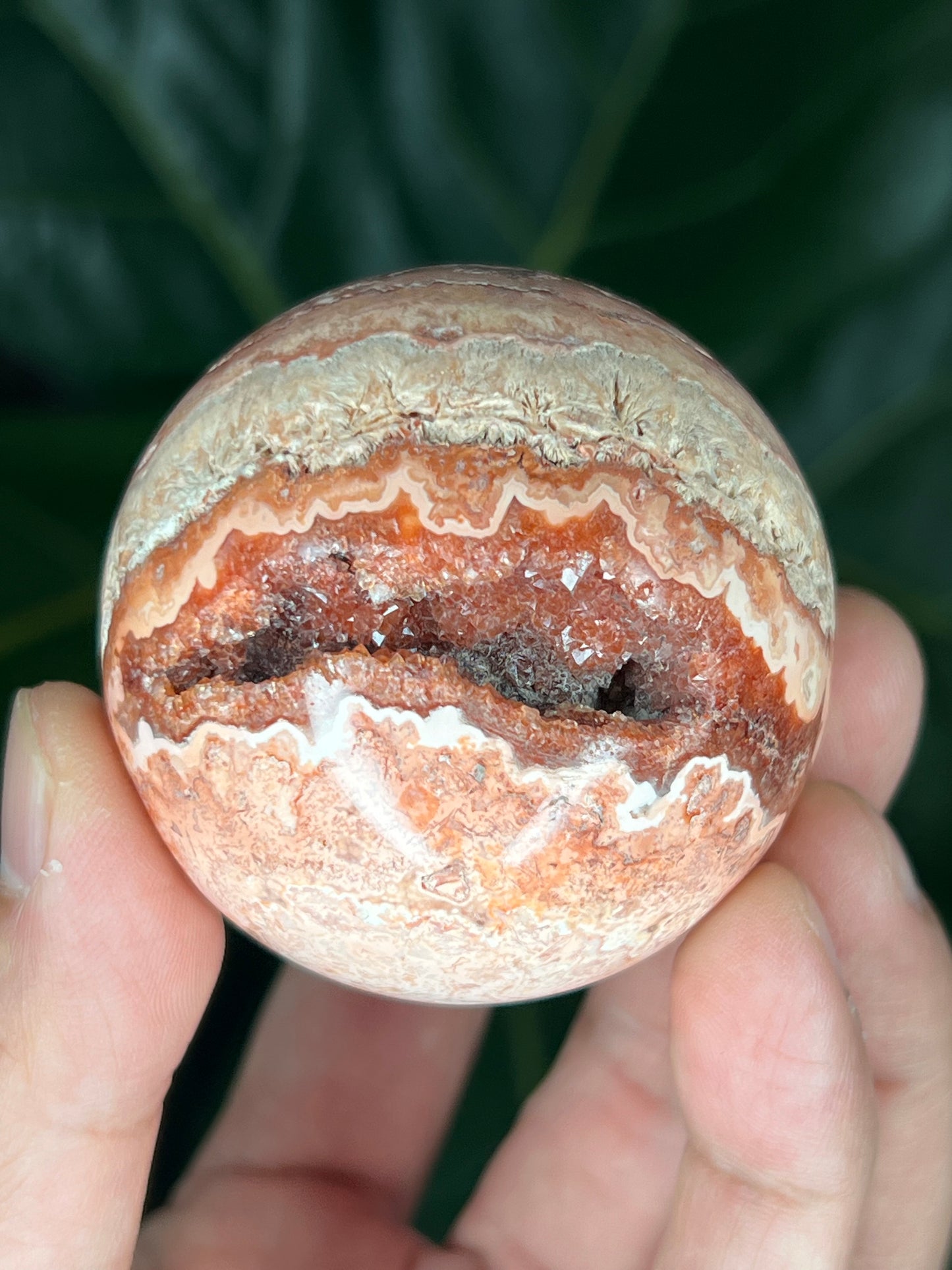 Crazy Lace Agate Sphere