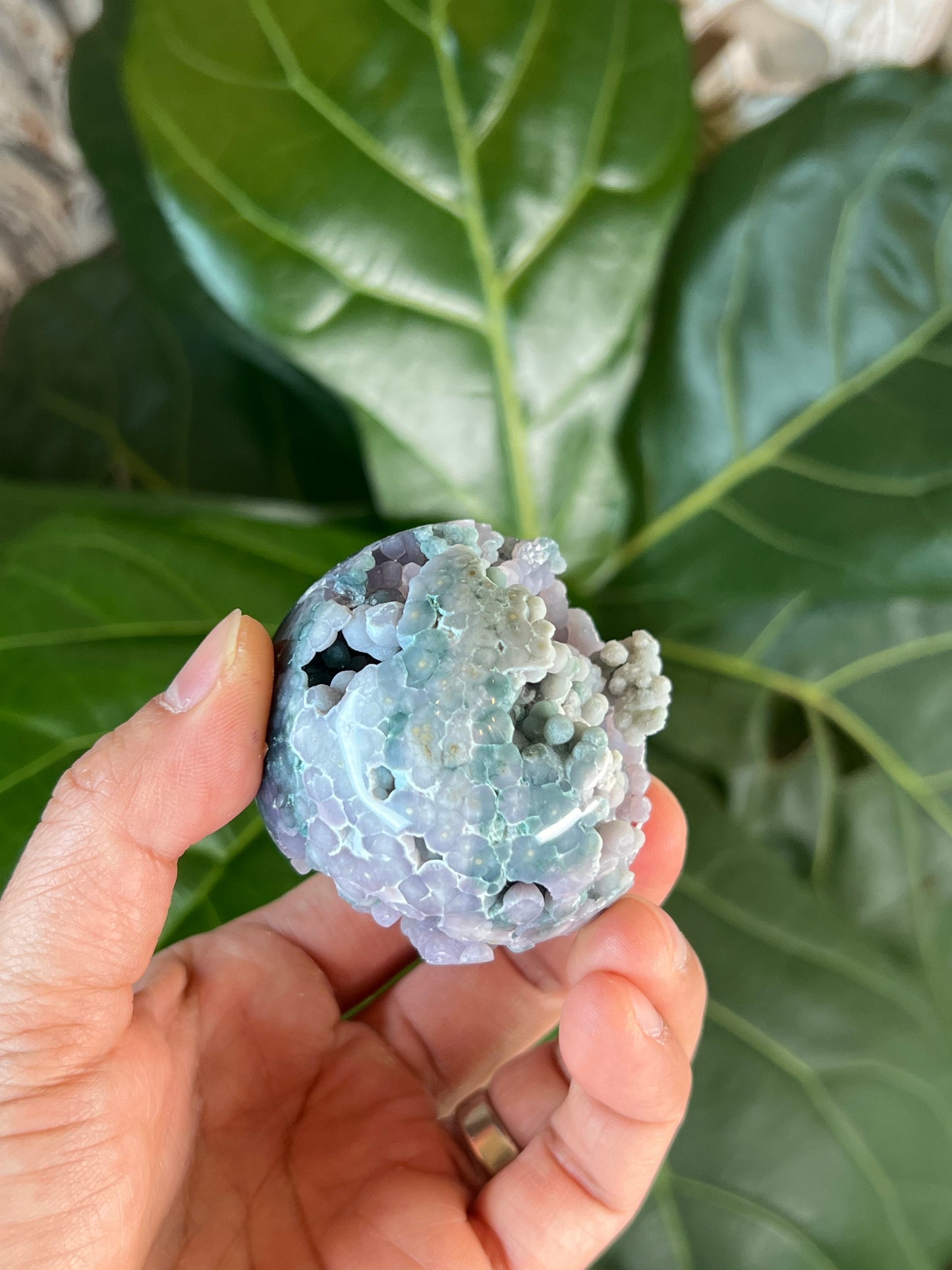 Grape Agate Sphere