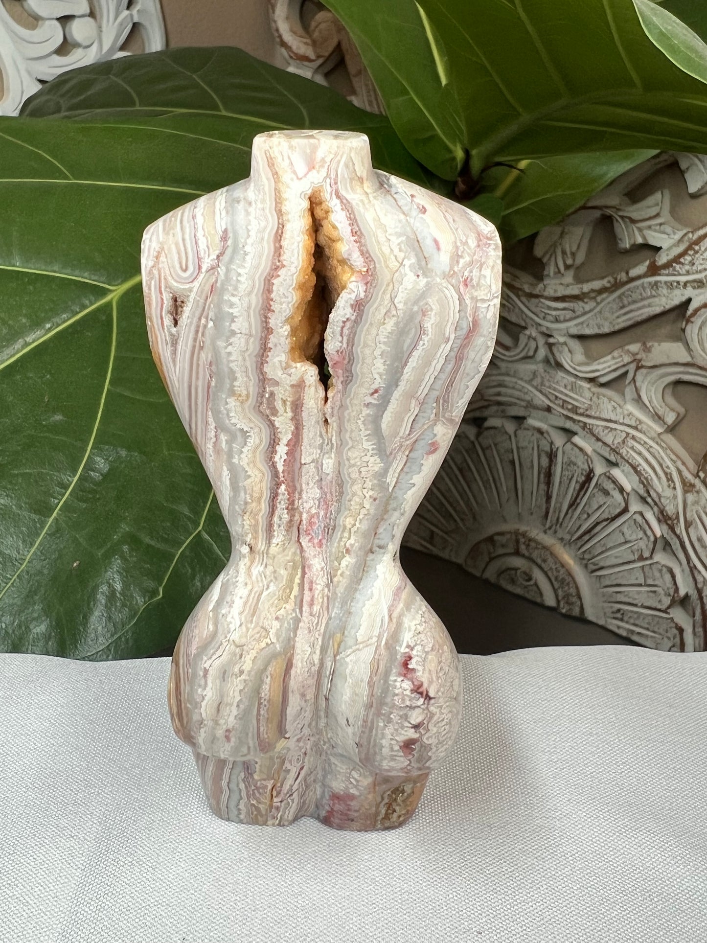 Crazy Lace Agate Goddess Body