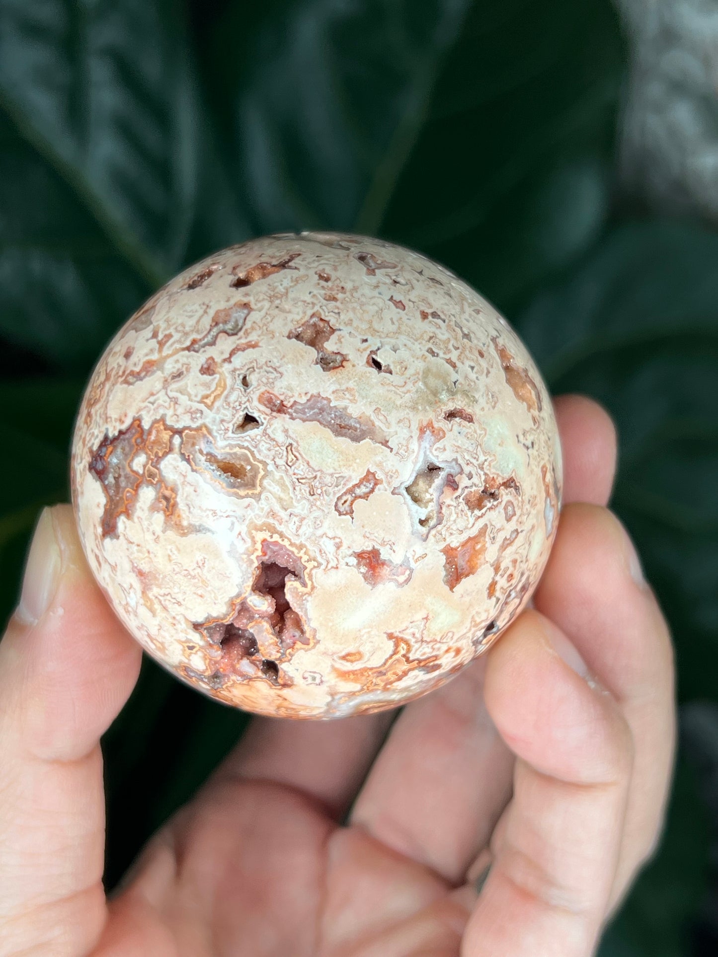 Crazy Lace Agate Sphere