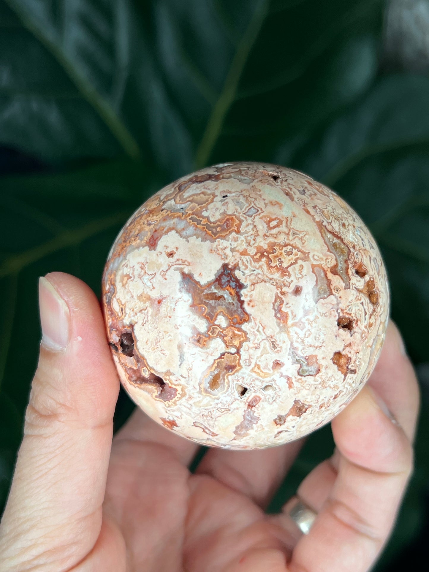 Crazy Lace Agate Sphere