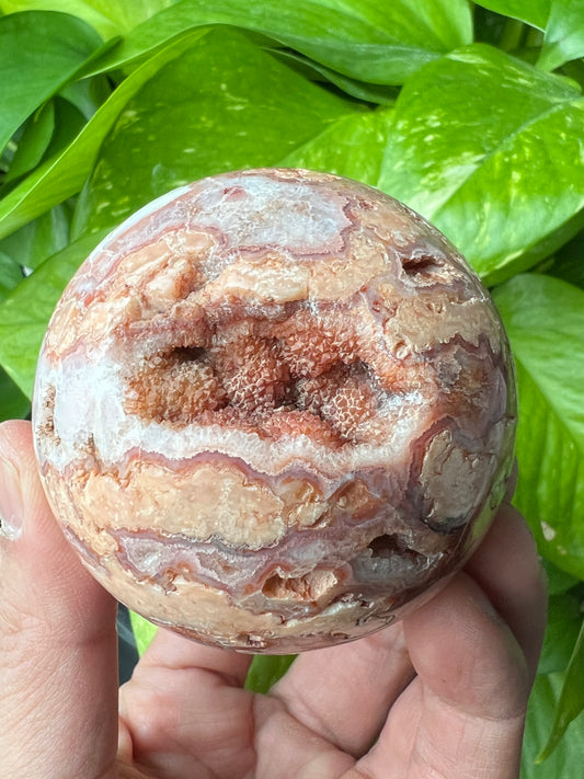 Crazy Lace Agate Sphere