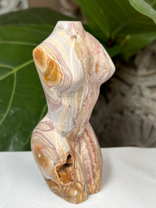 Crazy Lace Agate Goddess Body