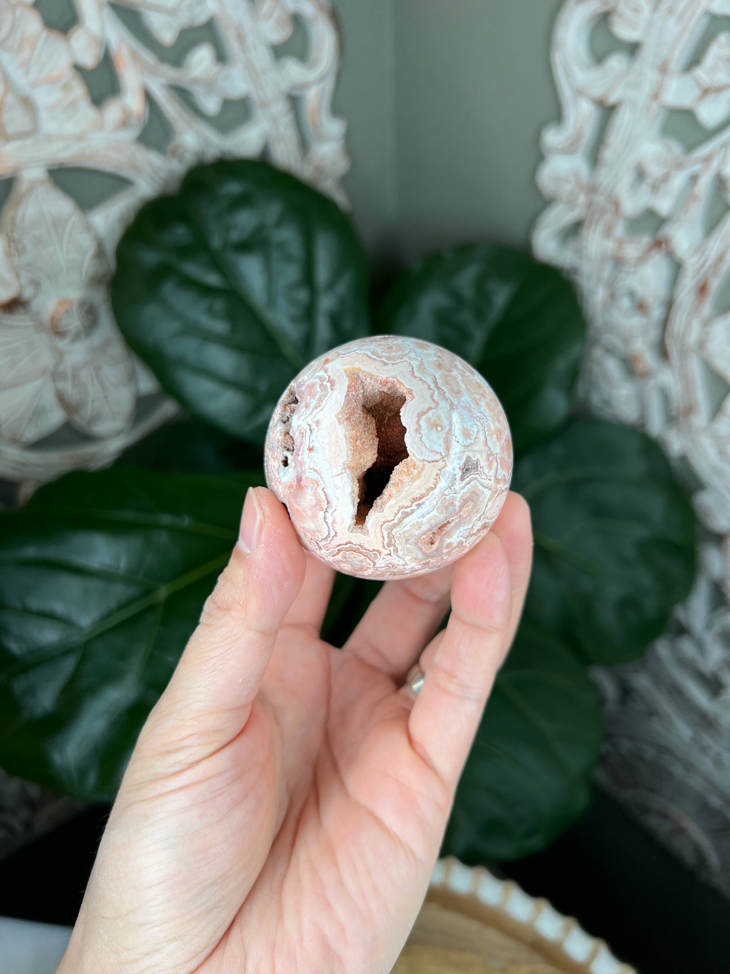 Crazy Lace Agate Sphere