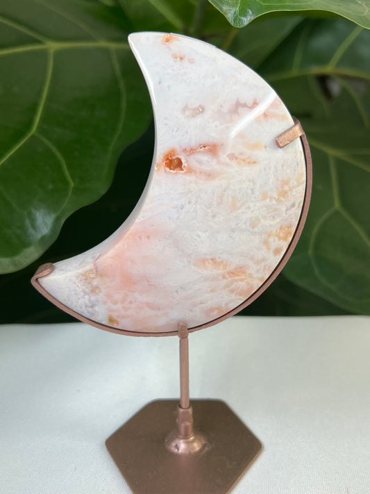 Pink Carnelian Moon