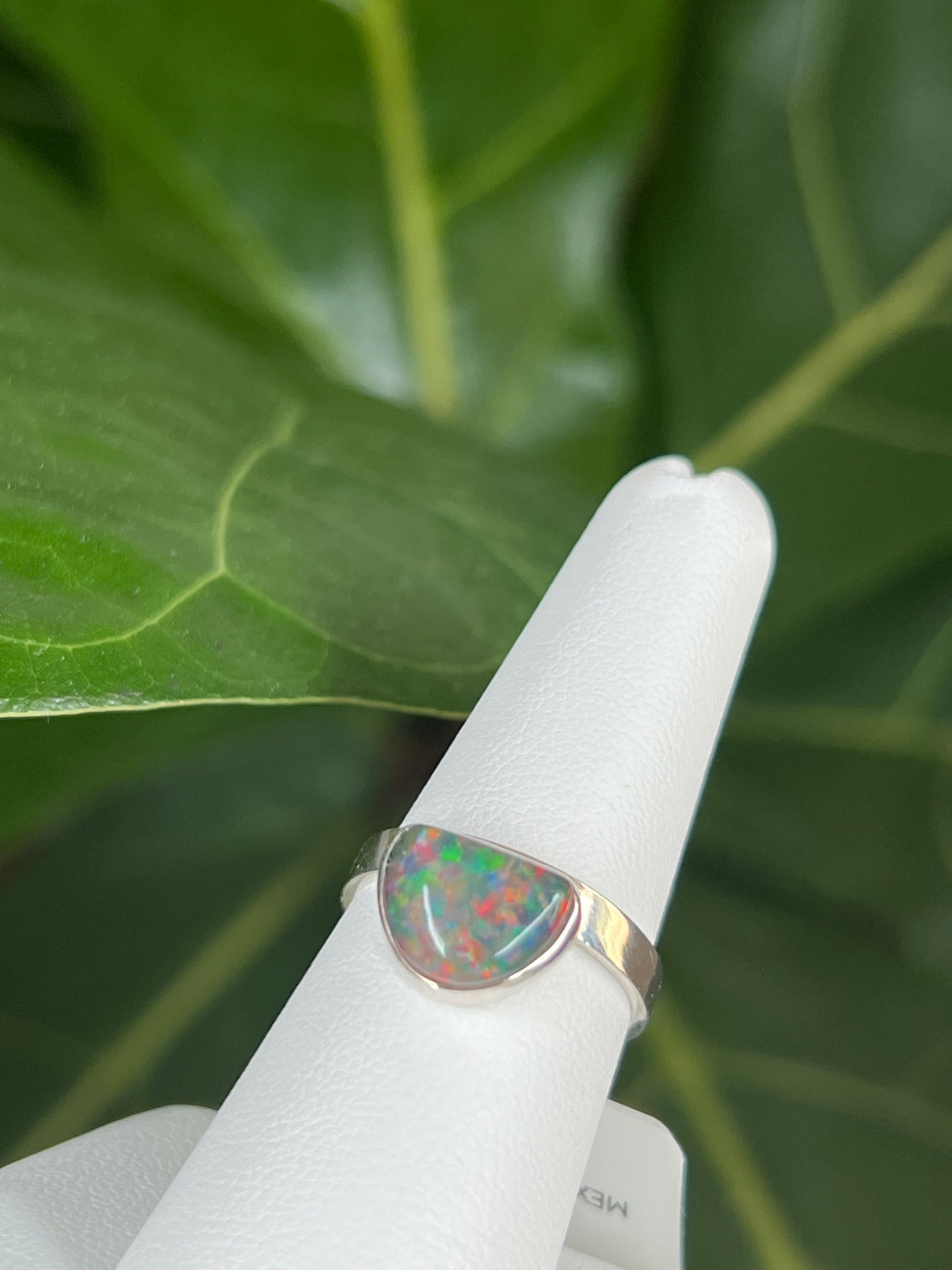 Mexican Fire Opal Ring Size 7.5