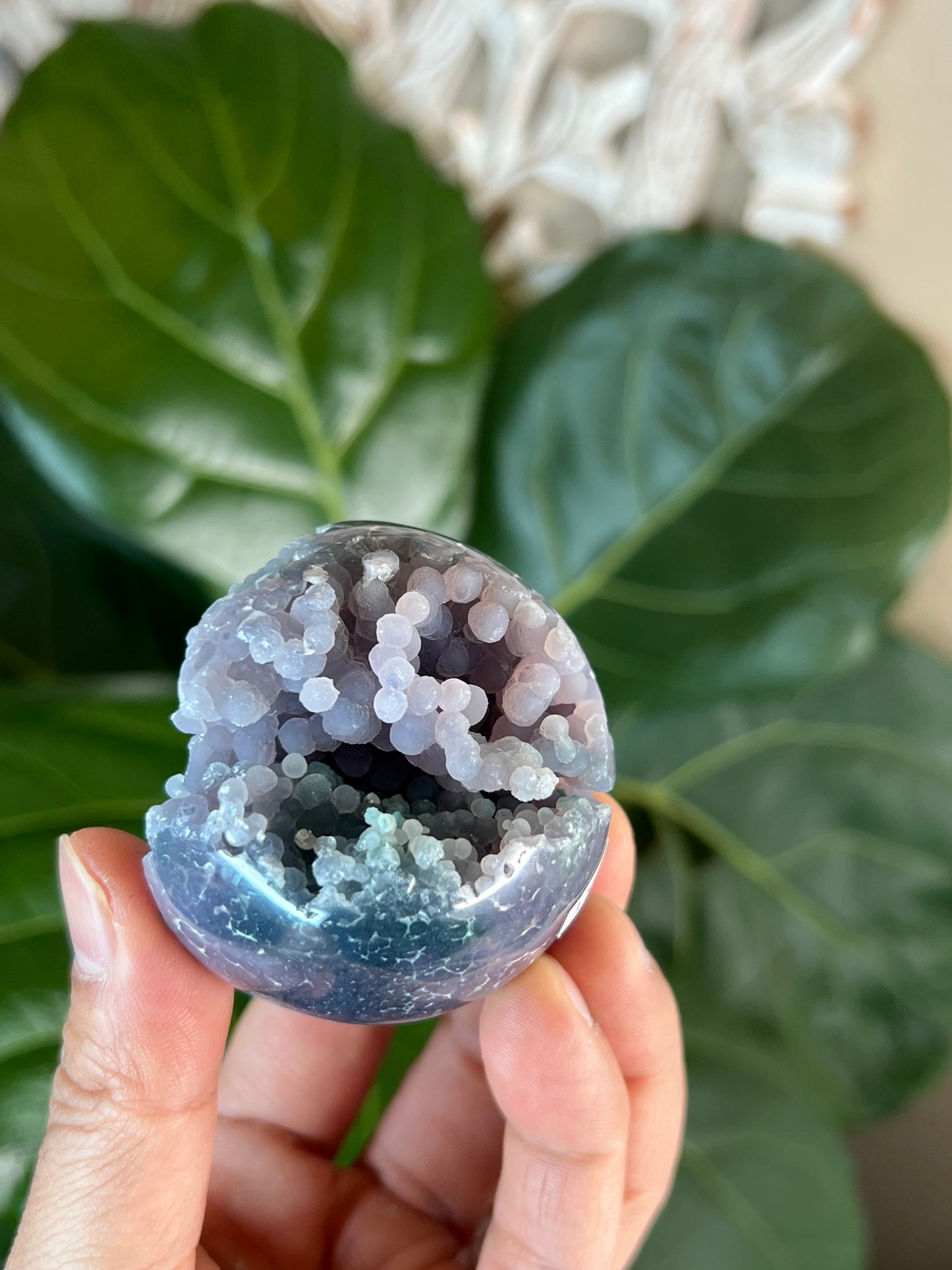 Grape Agate Sphere