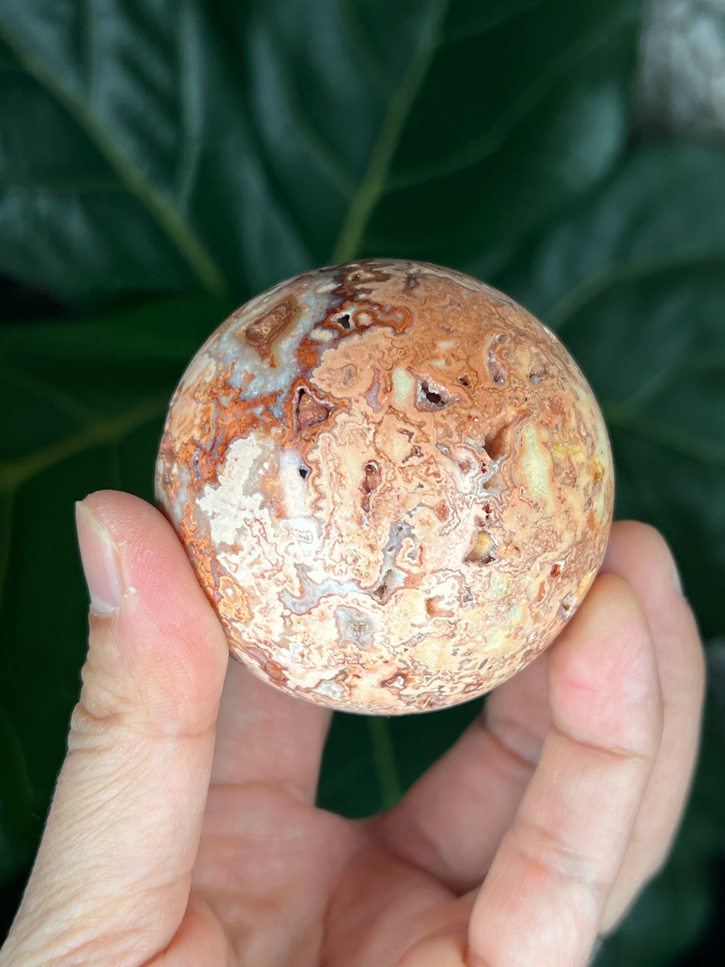 Crazy Lace Agate Sphere