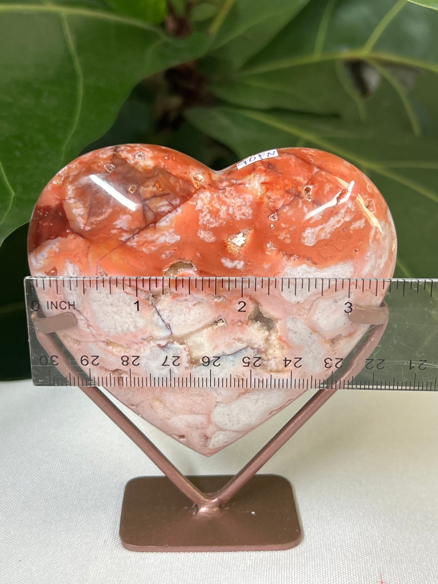 Pink Carnelian Heart