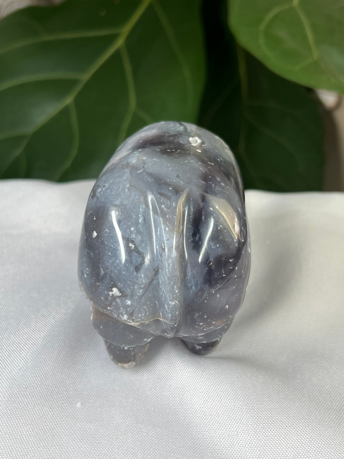 Purple Chalcedony Hippo