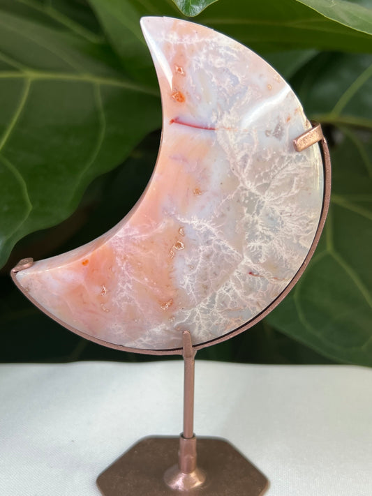 Pink Carnelian Moon