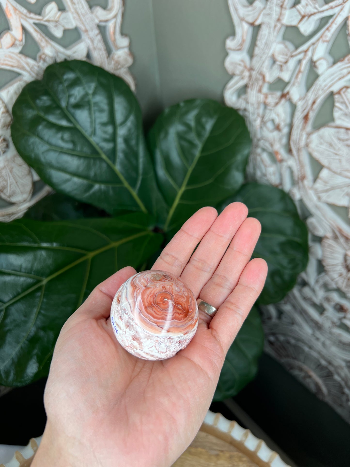 Crazy Lace Agate Sphere