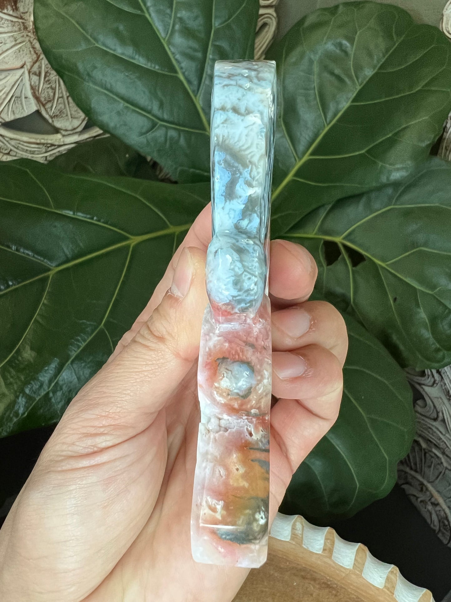 Rainbow Plume Agate Fairy