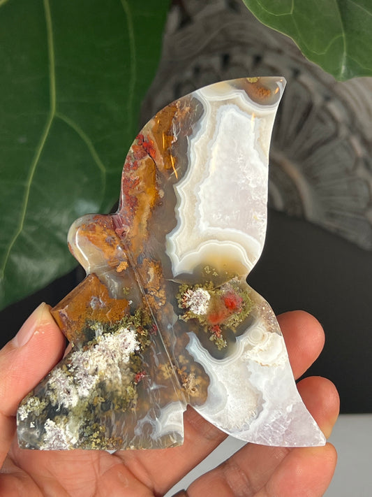 Scenic Moss Agate Fairy