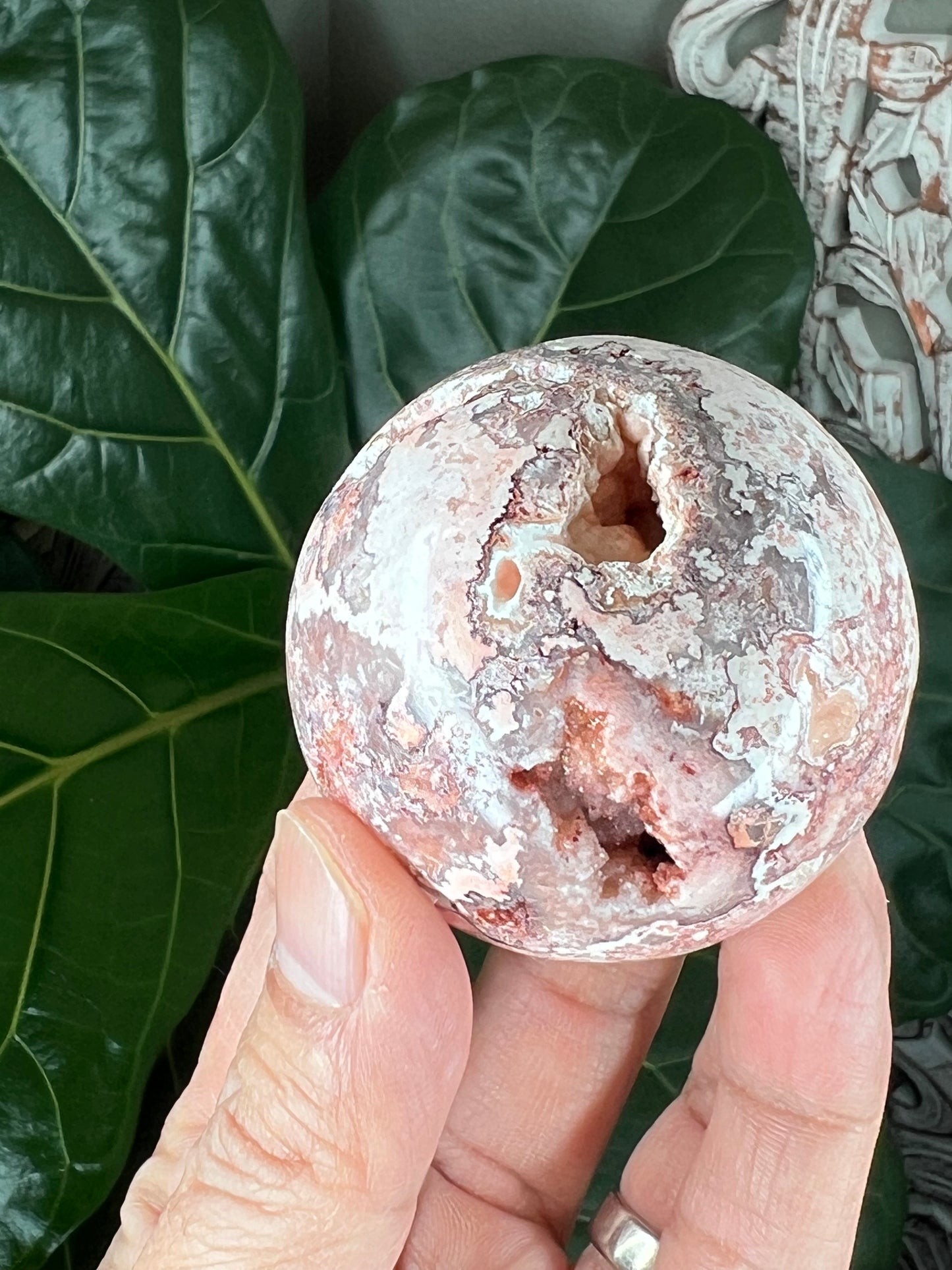 Crazy Lace Agate Sphere