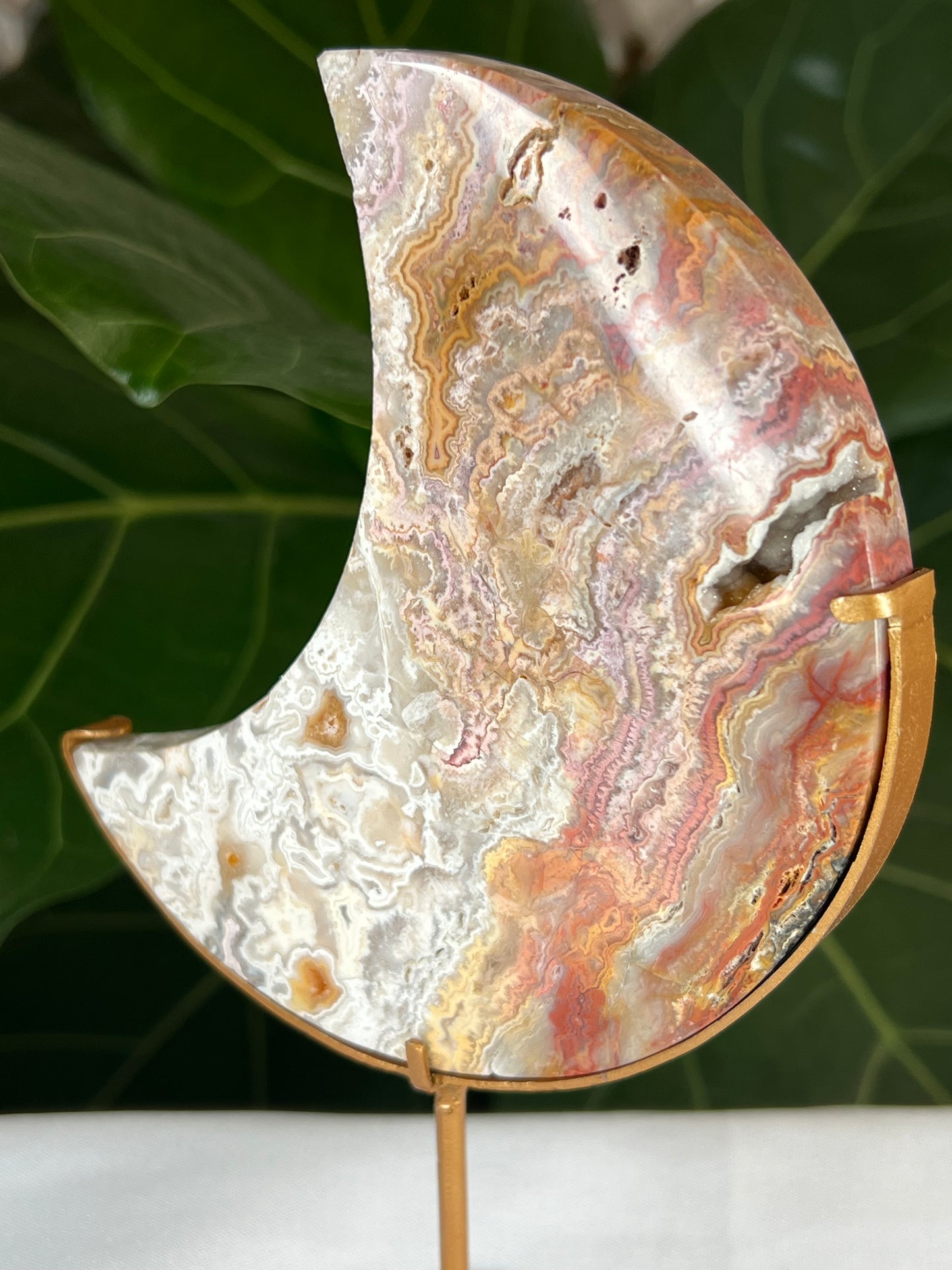 Crazy Lace Agate Moon