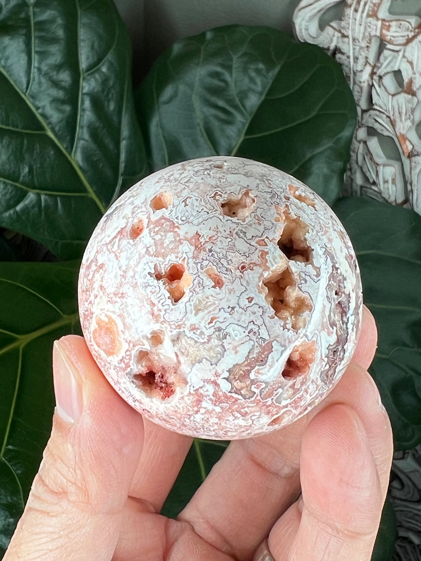 Crazy Lace Agate Sphere