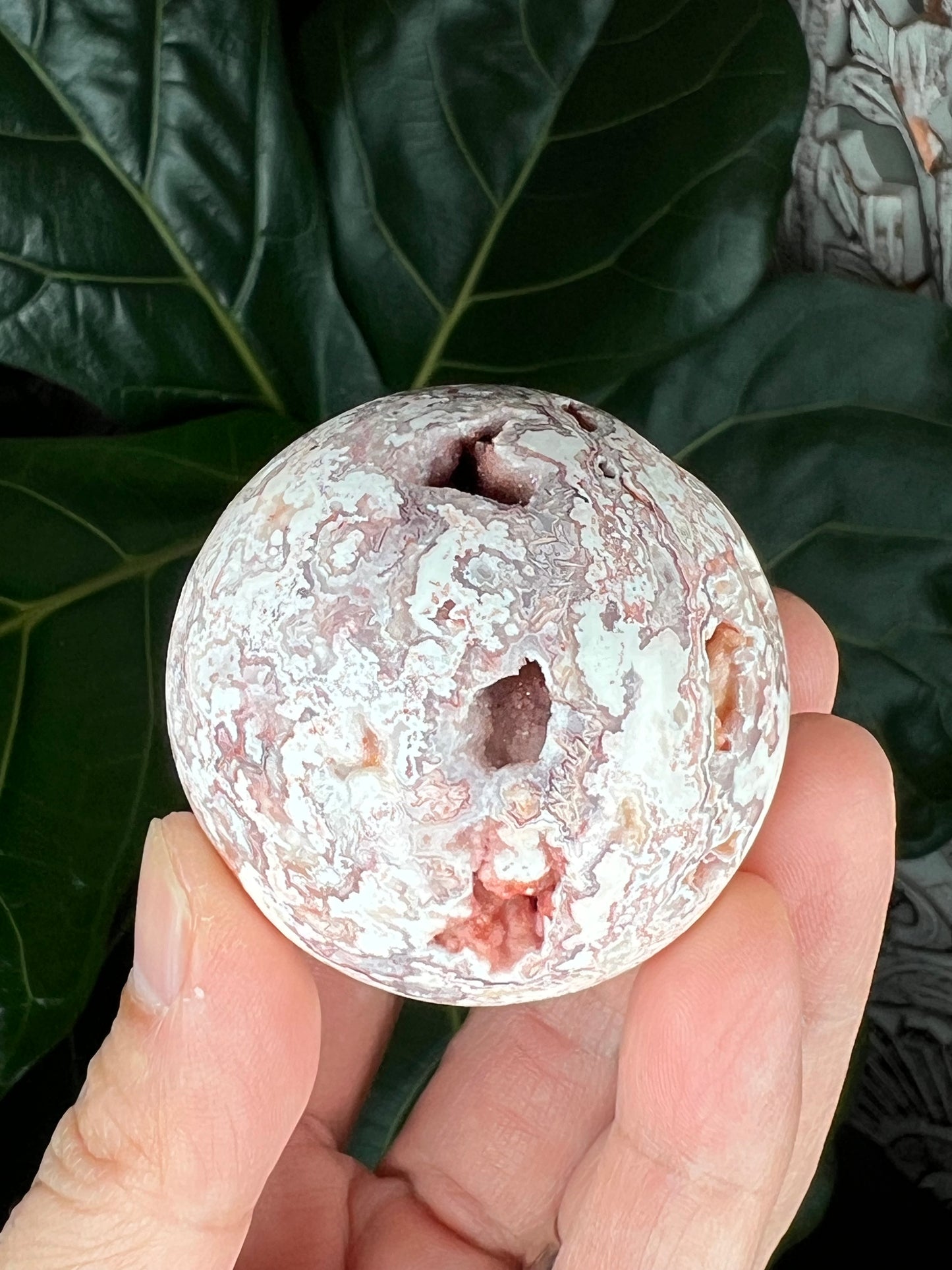 Crazy Lace Agate Sphere