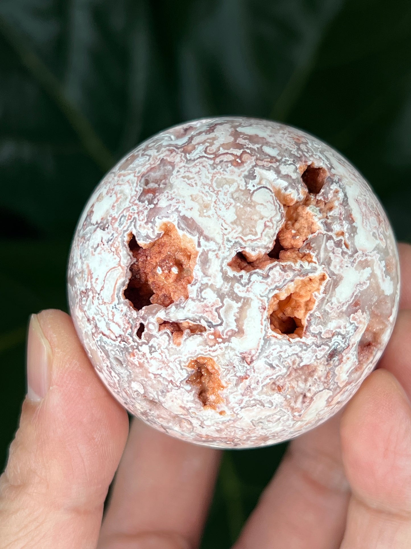 Crazy Lace Agate Sphere