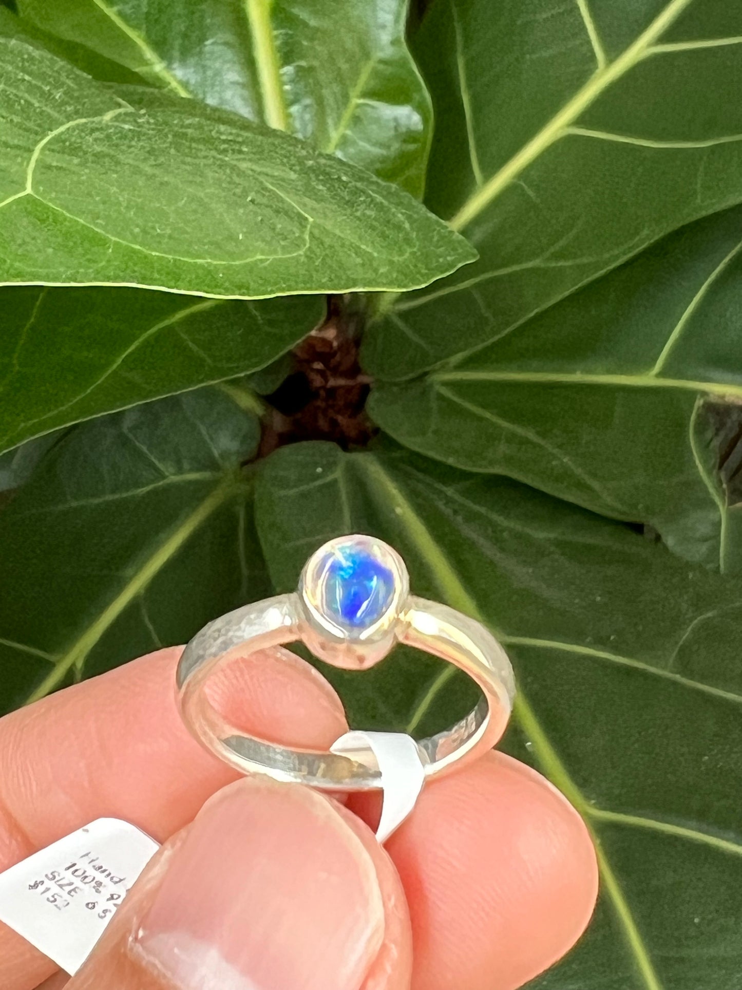 Mexican Fire Opal Ring Size 6.5