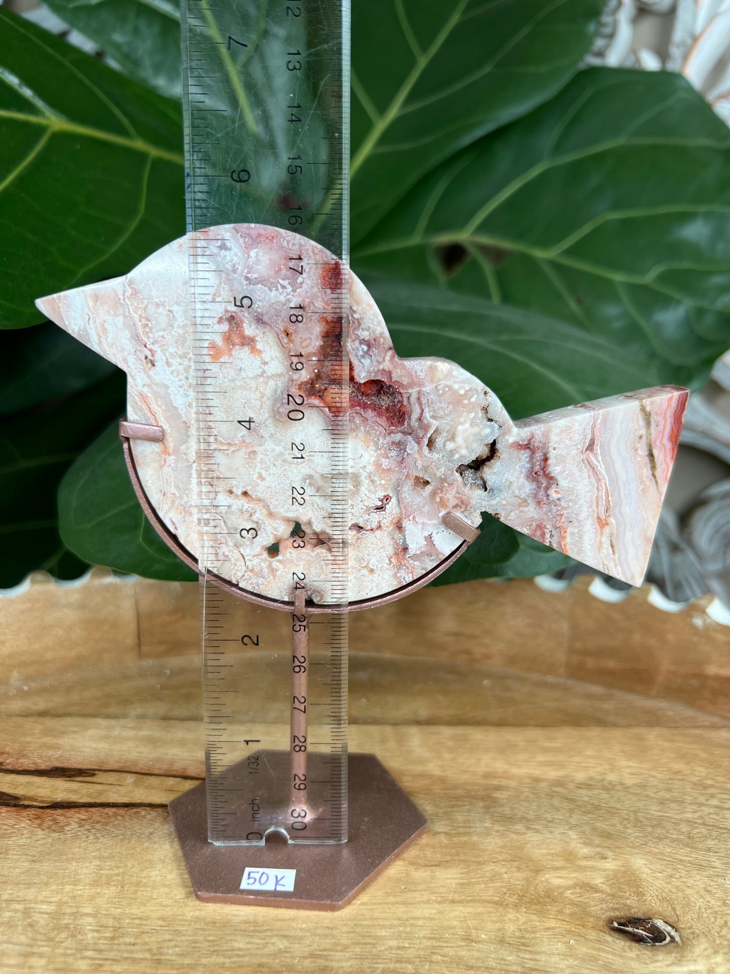 Crazy Lace Agate Bird