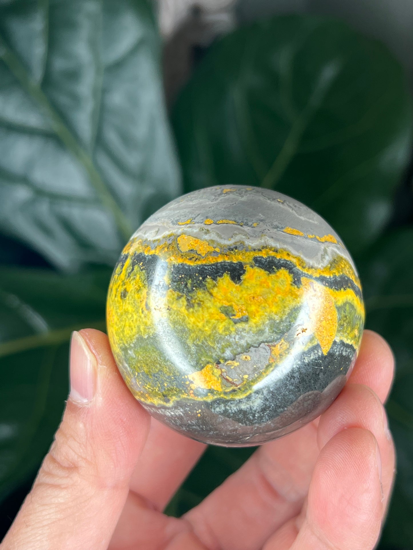 Bumblebee Jasper Sphere