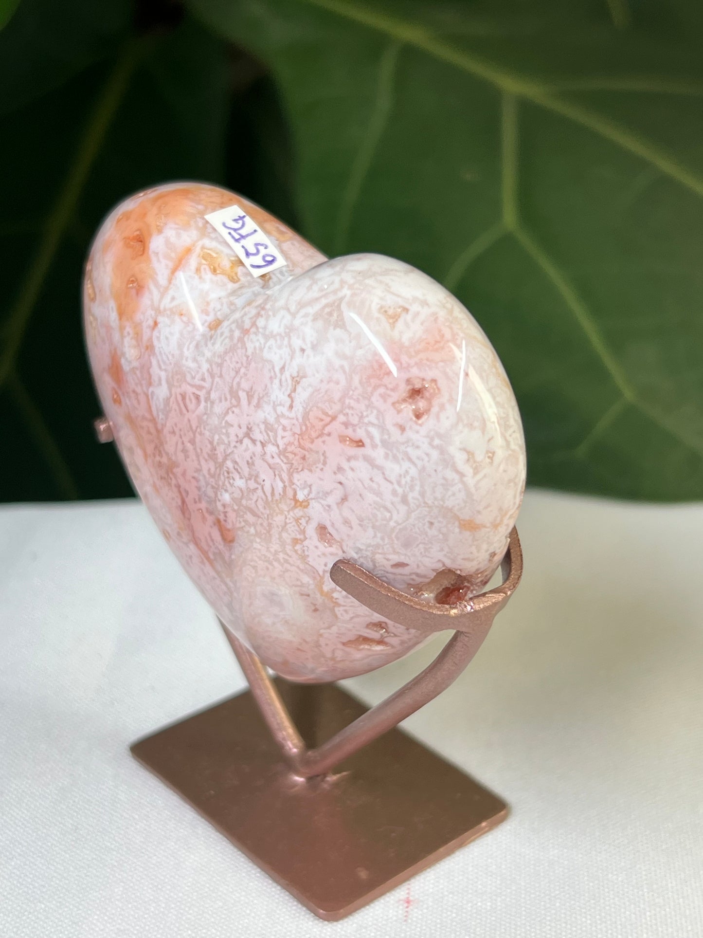 Pink Carnelian Heart