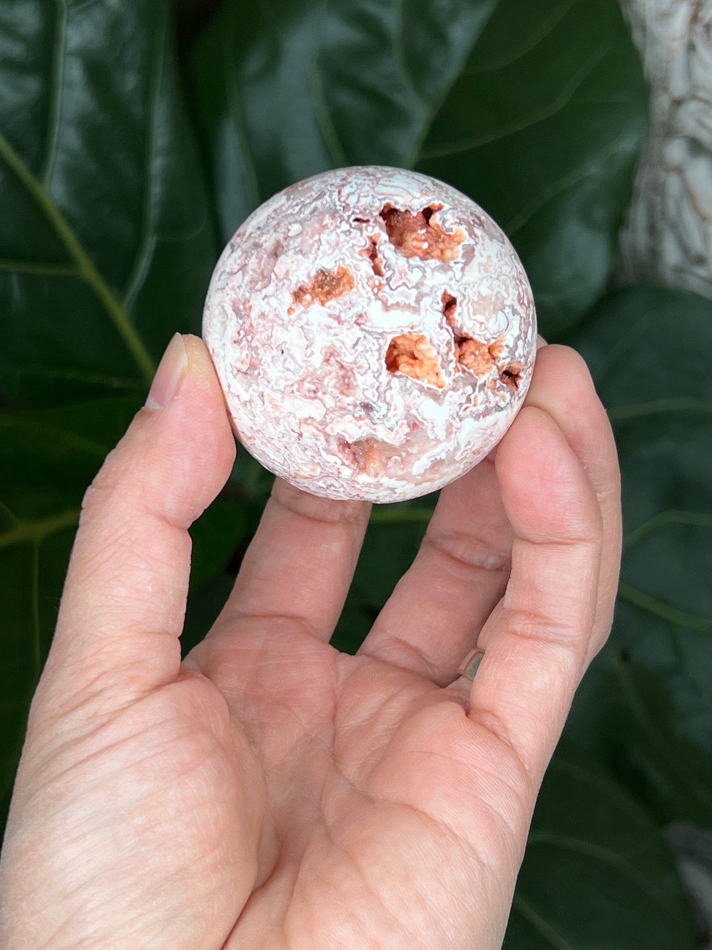 Crazy Lace Agate Sphere