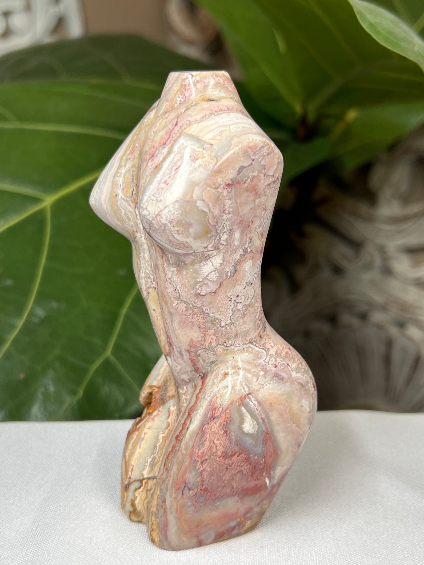 Crazy Lace Agate Goddess Body