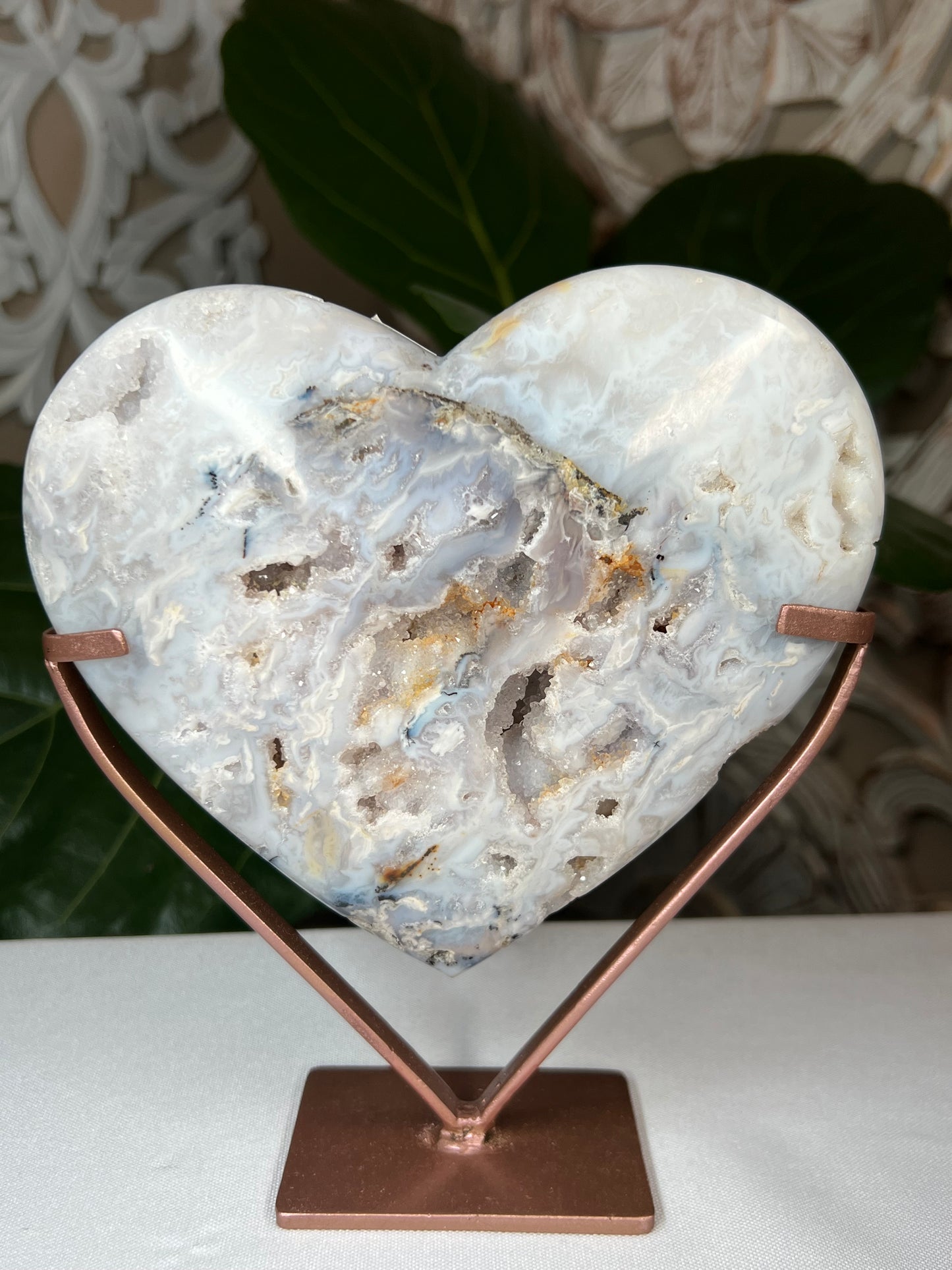 Dendritic Agate Heart