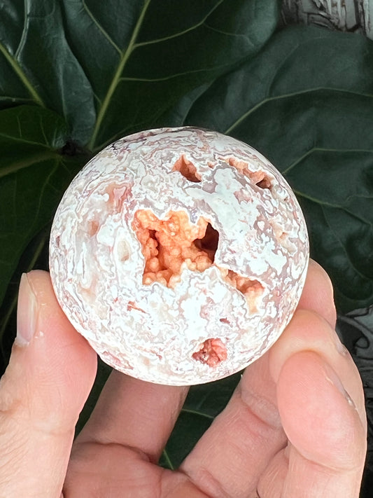 Crazy Lace Agate Sphere