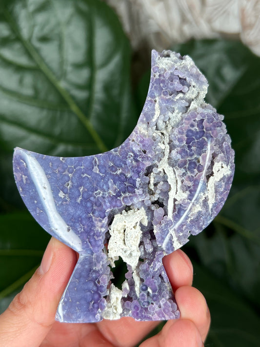 Grape Agate Moon