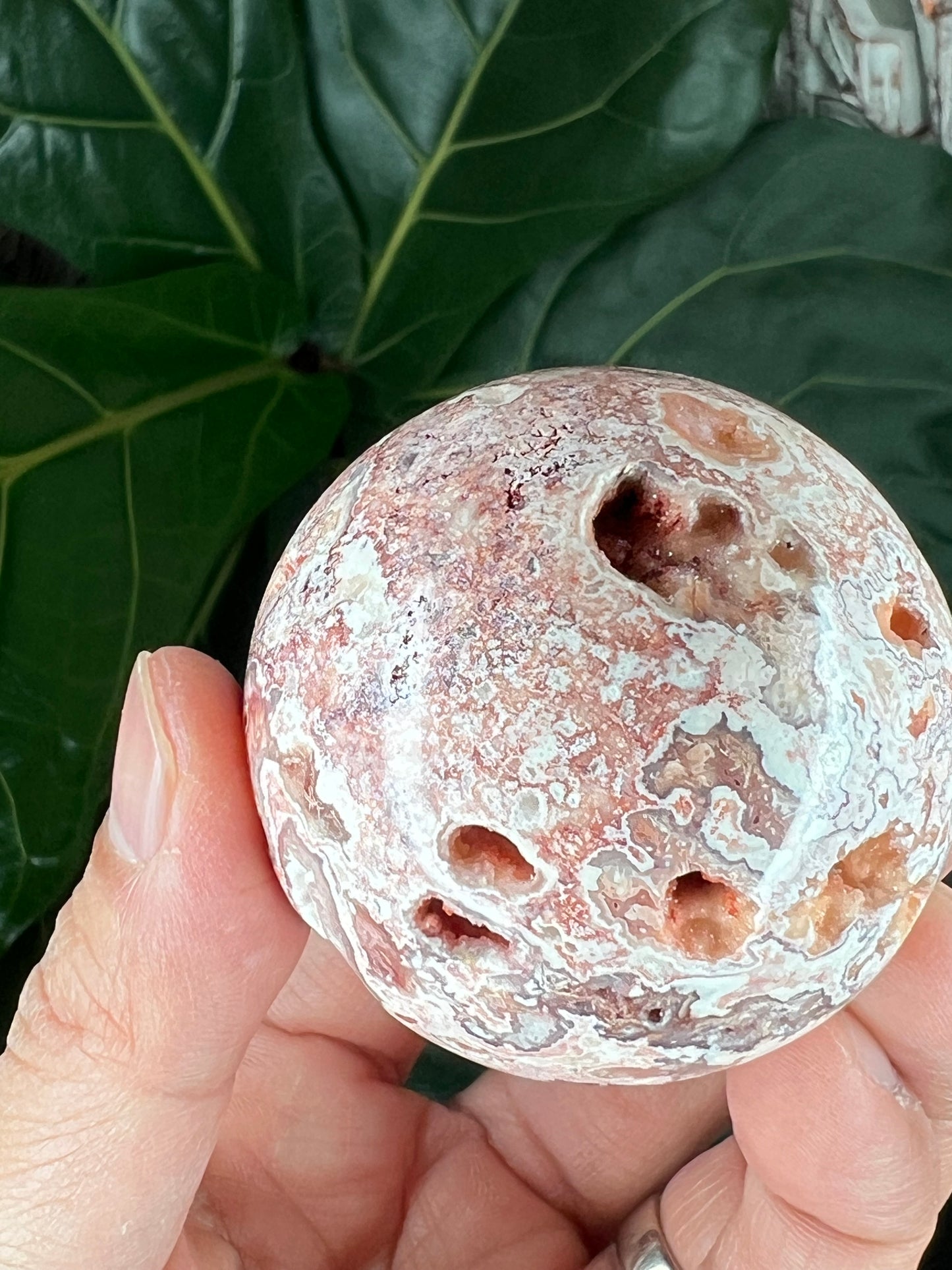 Crazy Lace Agate Sphere