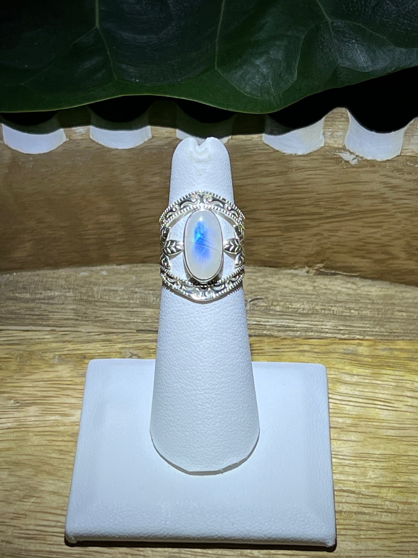 Moonstone Cuff Ring