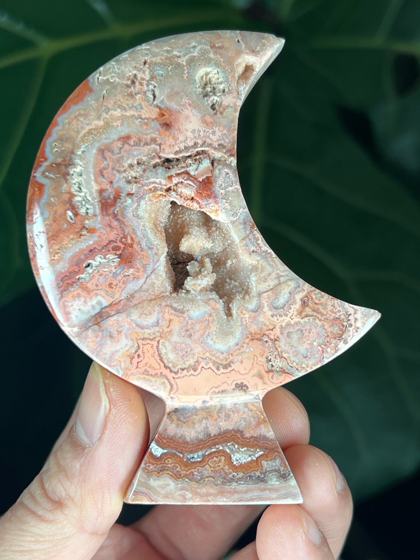 Crazy Lace Agate Moon