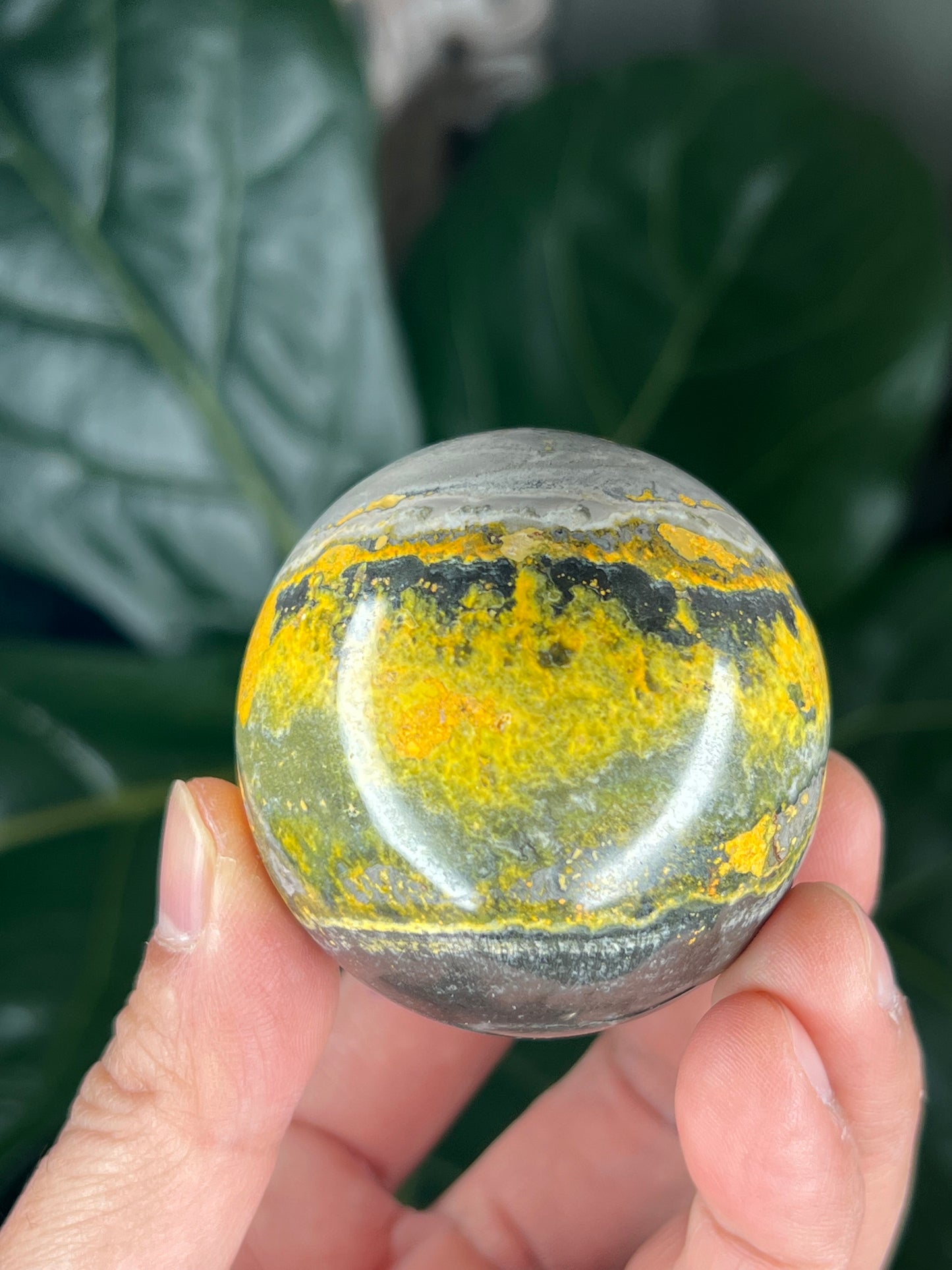 Bumblebee Jasper Sphere