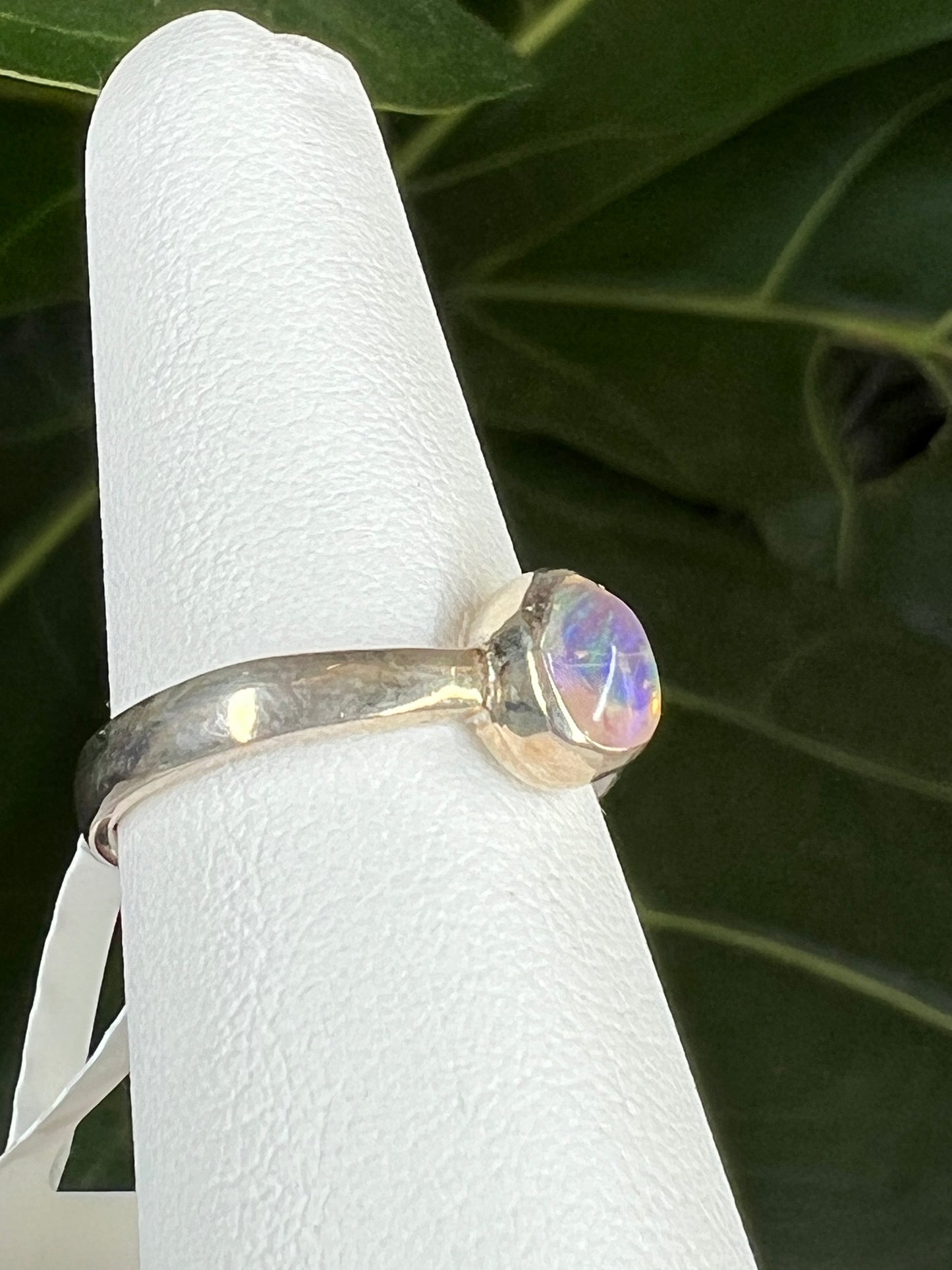 Mexican Fire Opal Ring Size 6.5