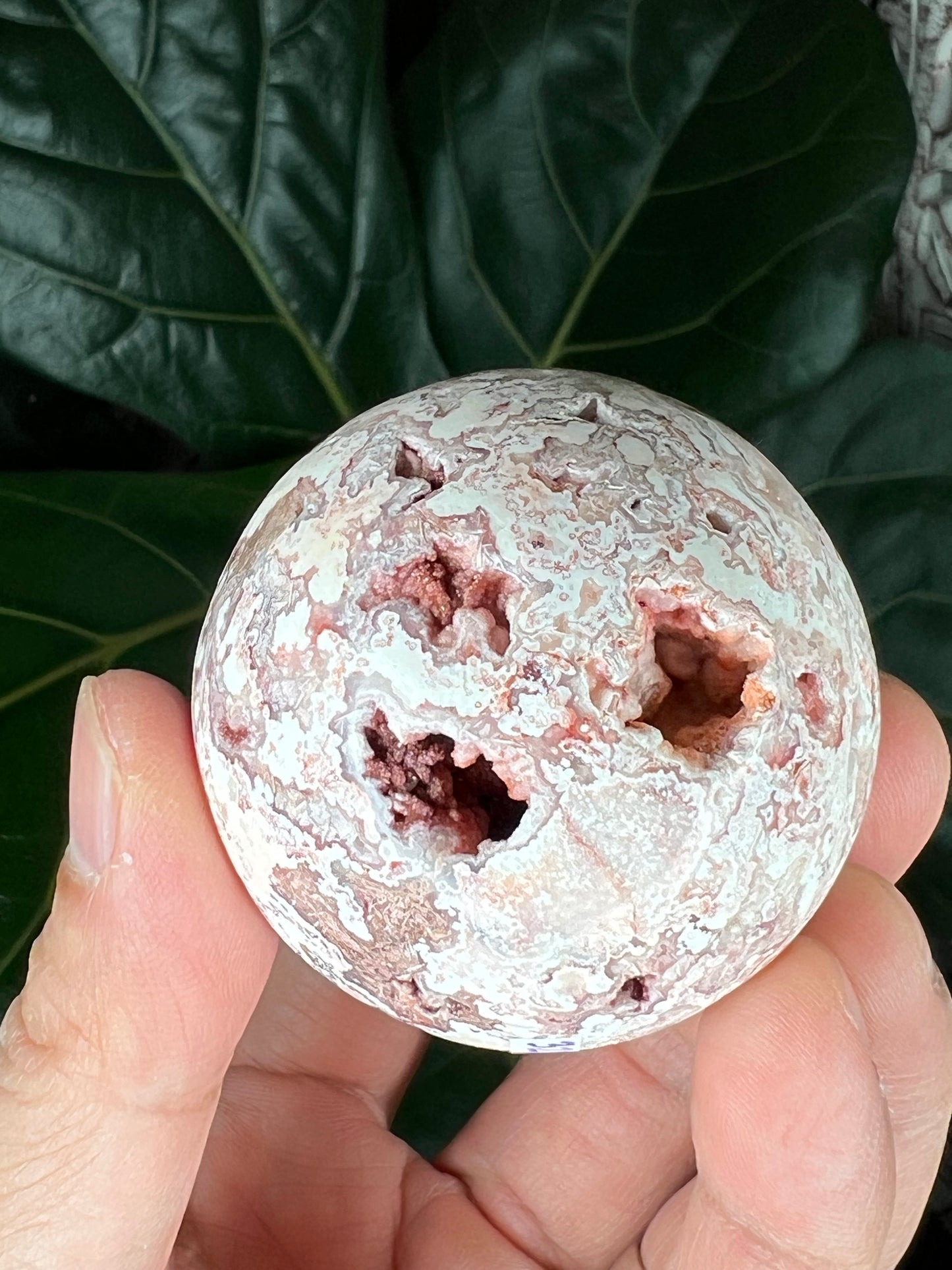 Crazy Lace Agate Sphere