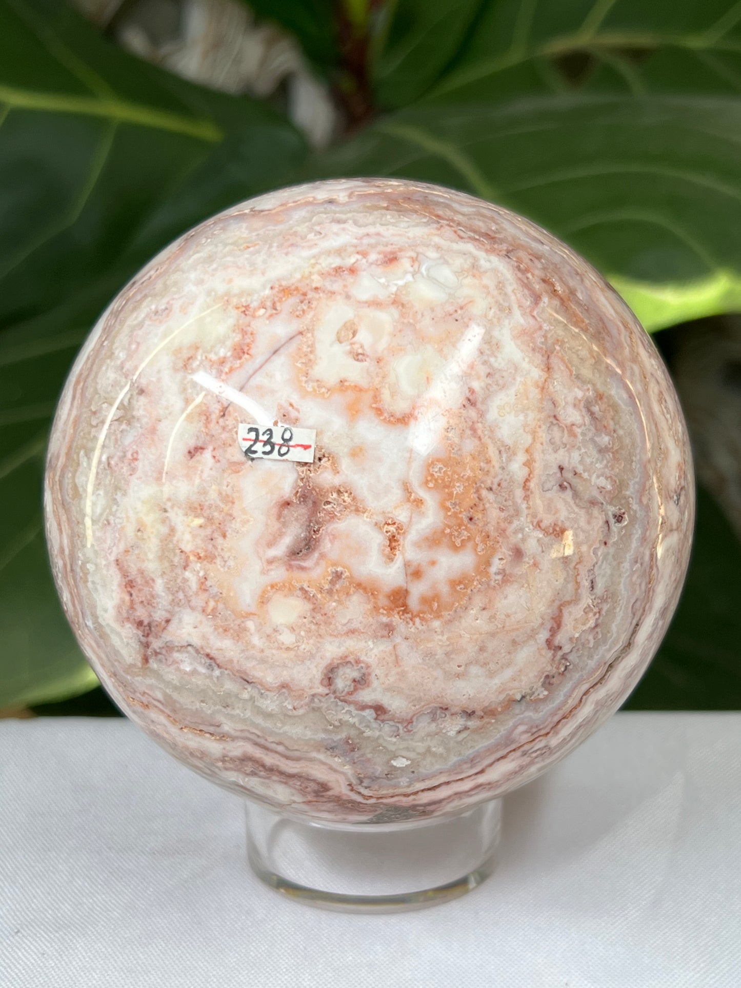 Crazy Lace Agate Sphere