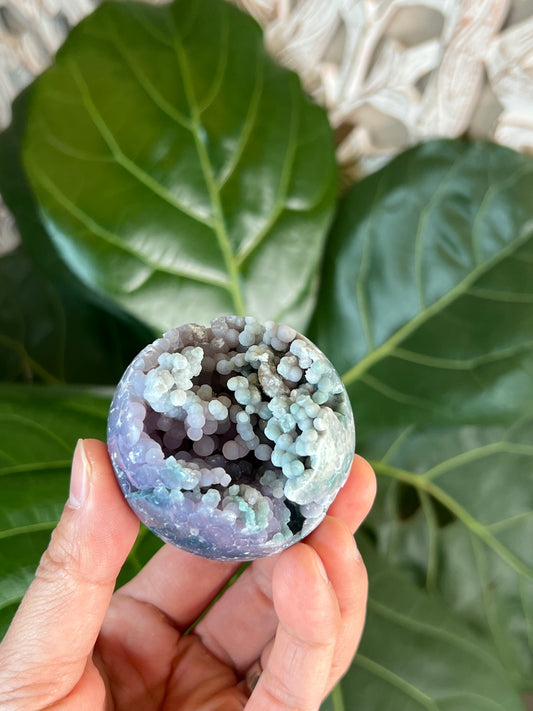 Grape Agate Sphere